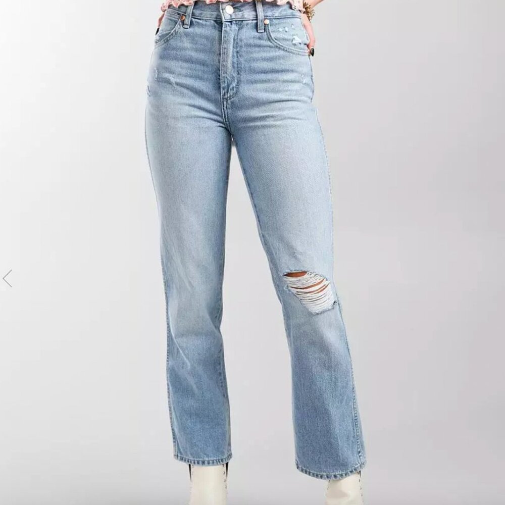 Wrangler Wild West High-Rise Straight Jeans sz 30